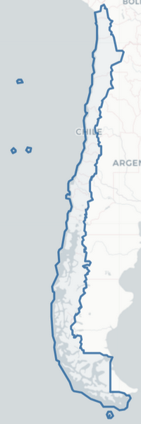 Map Chile simple