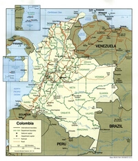 Colombia map