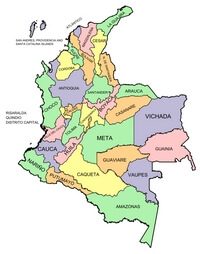 Departments Colombia