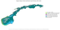 climate map Norway