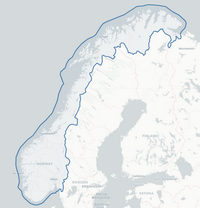 map Norway simple