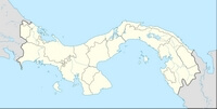 Blank map Panama