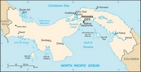 Map Panama cities