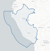 Simple map Peru