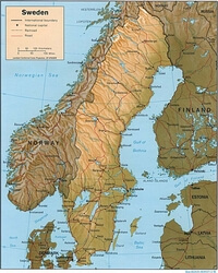 Sweden map