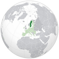 Map Sweden location