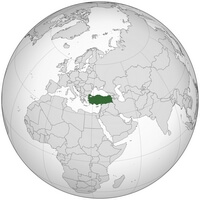 Turkey location map