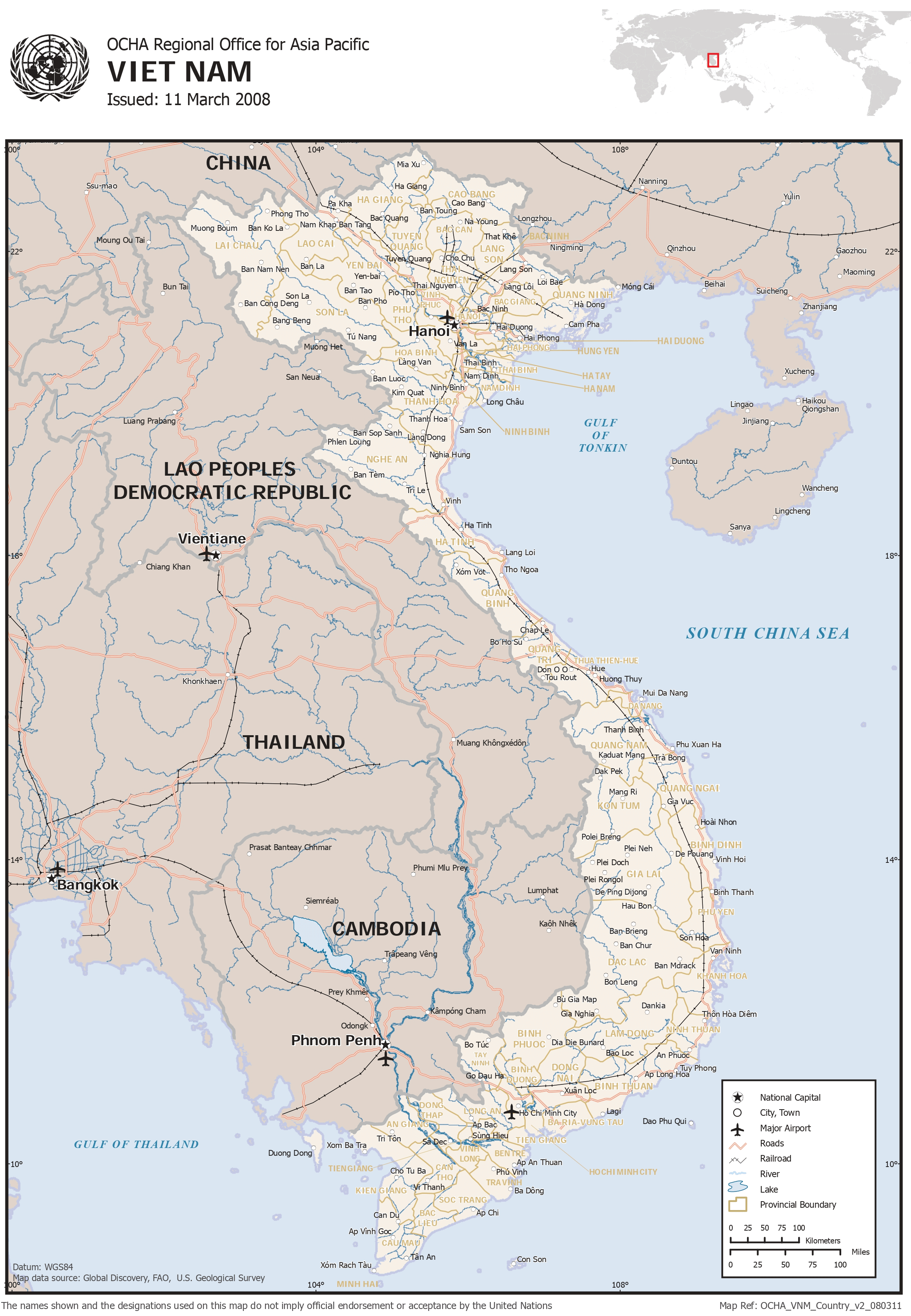 Mappi.net : Maps of countries : Vietnam