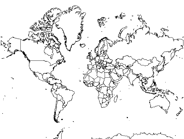 www.Mappi.net : World maps : Divided by country