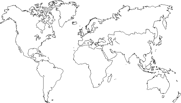 World maps : Divided by country