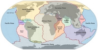 World tectonic plates