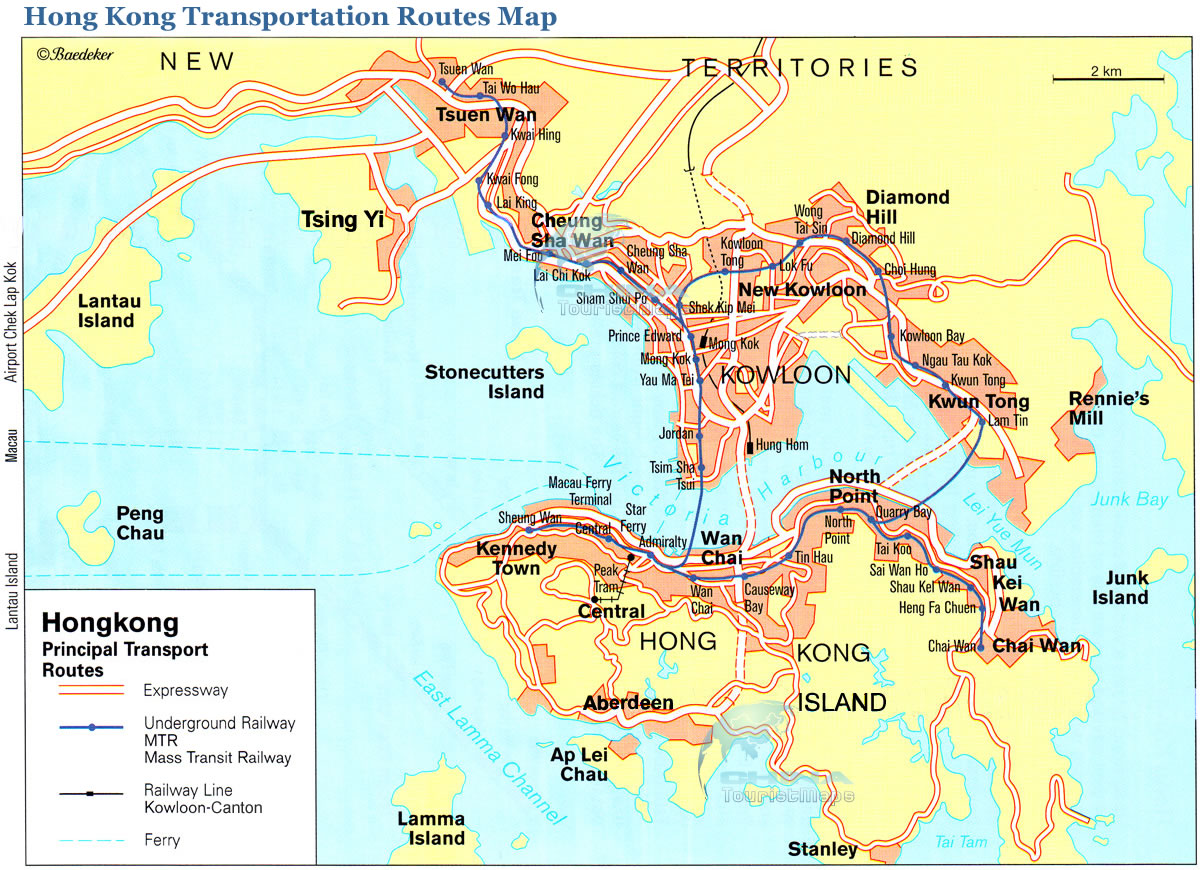 HK Tram Map