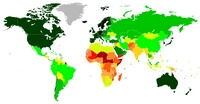 world map HDI